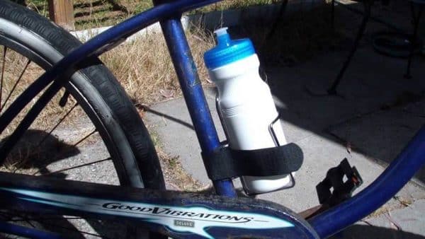 How to install water bottle cage on bike without holes