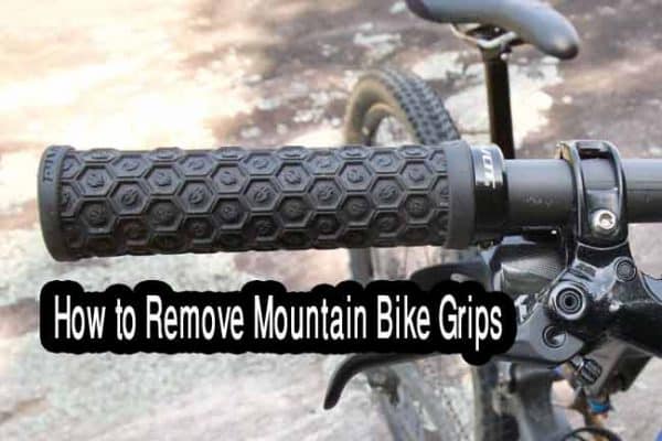 How to remove Mountain bike grips